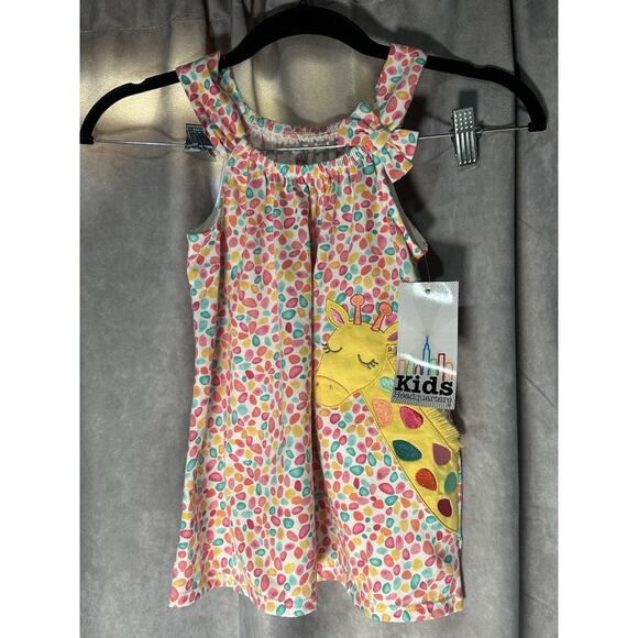Kids Headquarters Other - Kids Headquarters Draw-Straps Printed Tunic Top Little Girls 6x Multi Pullover~